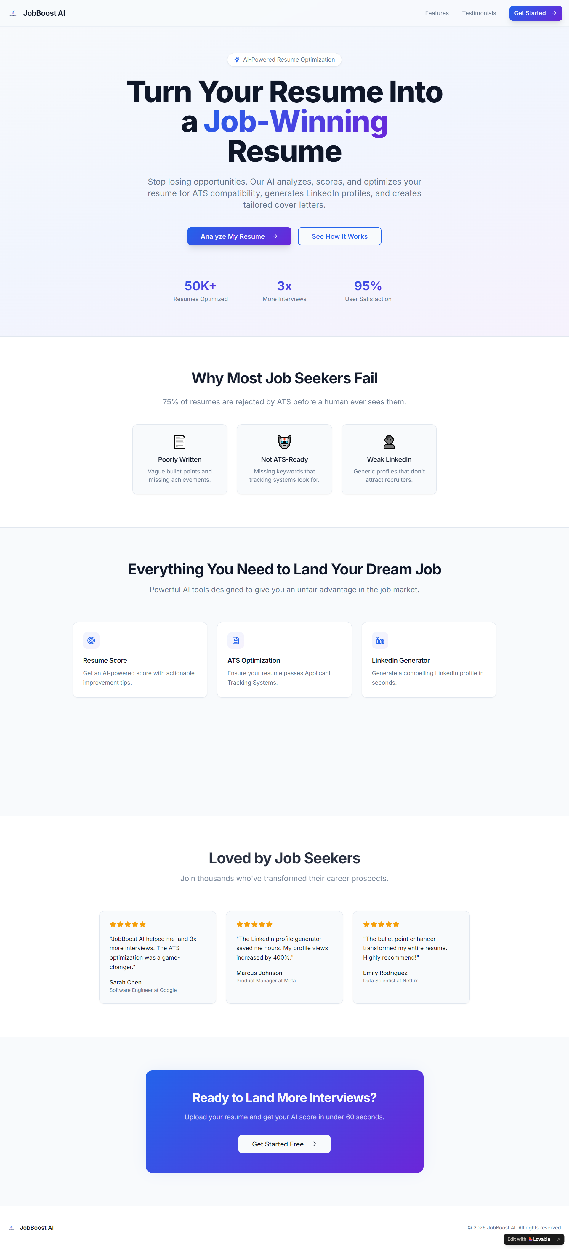 Resume Optimization Platform