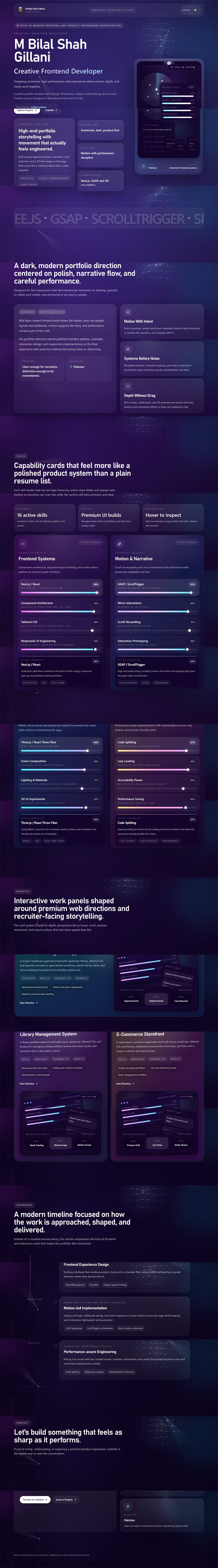 Custom Frontend Showcase