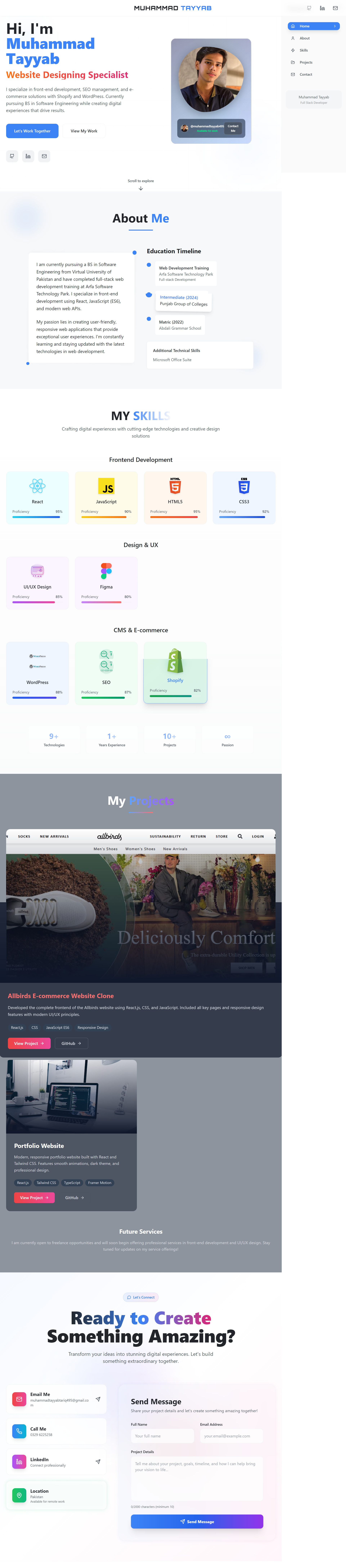 Personal Portfolio Website